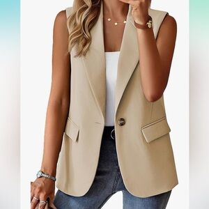 Women's Tan Vest